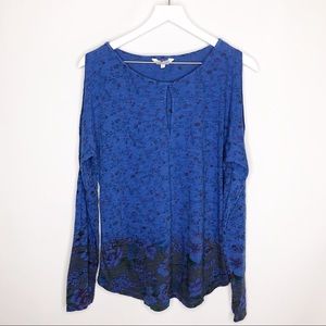 Lucky Brand Cold Shoulder Shirt